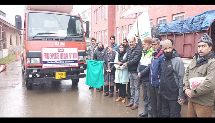 Agriculture Department sends consignment of vegetables to United Arab Emirates