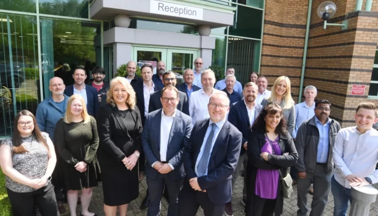 Pictured: Representatives from the University of Warwick Science Park, the Ignite Alumni and the network sponsors come together for the first meeting