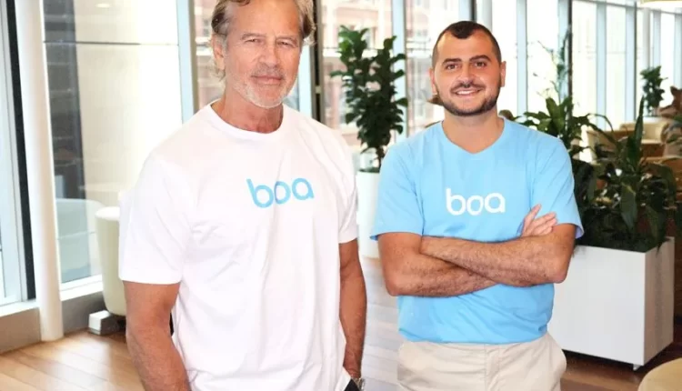 (L-R) Boa's lead investor Mark Bouris and platform founder Daniel Hakim
