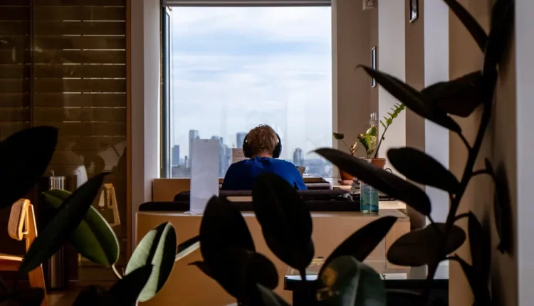 A WeWork location in New York. The company was once the largest private tenant in Manhattan.Credit...Hilary Swift for The New York Times